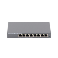 Switch PoE+ Gigabit No Administrable / 8 puertos 10/100/1000 Mbps / 4 puertos PoE+ /  hasta 60W