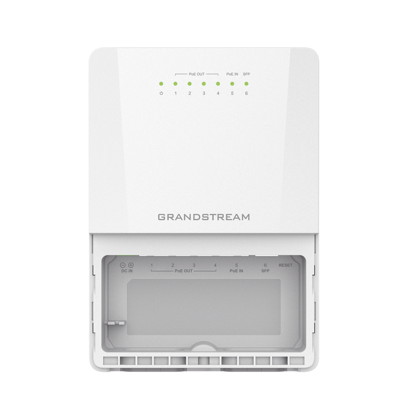 Switch PoE Lite administrable para exteriores de 6 puertos (5GE+1SFP) / Clasificación IP66 a prueba de polvo y agua