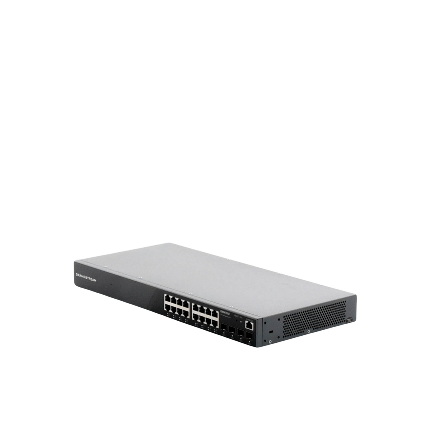 Switch Gigabit Administrable / 16 puertos 10/100/1000 Mbps + 4 Puertos SFP Uplink / Compatible con GWN Cloud.