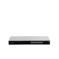 Switch Gigabit Administrable / 16 puertos 10/100/1000 Mbps + 4 Puertos SFP Uplink / Compatible con GWN Cloud.