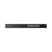 Switch Gigabit PoE+ Administrable / 16 puertos 10/100/1000 Mbps + 4 Puertos SFP Uplink / Hasta 240W / Compatible con GWN Cloud.