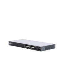 Switch Gigabit PoE+ Administrable / 16 puertos 10/100/1000 Mbps + 4 Puertos SFP Uplink / Hasta 240W / Compatible con GWN Cloud.