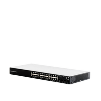 Switch Gigabit Administrable / 24 puertos 10/100/1000 Mbps + 4 Puertos SFP Uplink / Compatible con GWN Cloud.