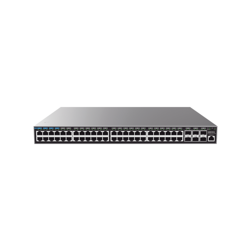 Switch Capa 3 Administrable / 48 puertos 10/100/1000 Mbps + 6 Puertos SFP+ de 10 Gigabits / Compatible con GWN Cloud.