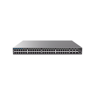 Switch Capa 3 Administrable / 48 puertos 10/100/1000 Mbps + 6 Puertos SFP+ de 10 Gigabits / Compatible con GWN Cloud.