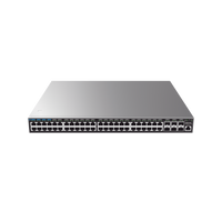 Switch Capa 3 Administrable / 48 puertos 10/100/1000 Mbps + 6 Puertos SFP+ de 10 Gigabits / Compatible con GWN Cloud.