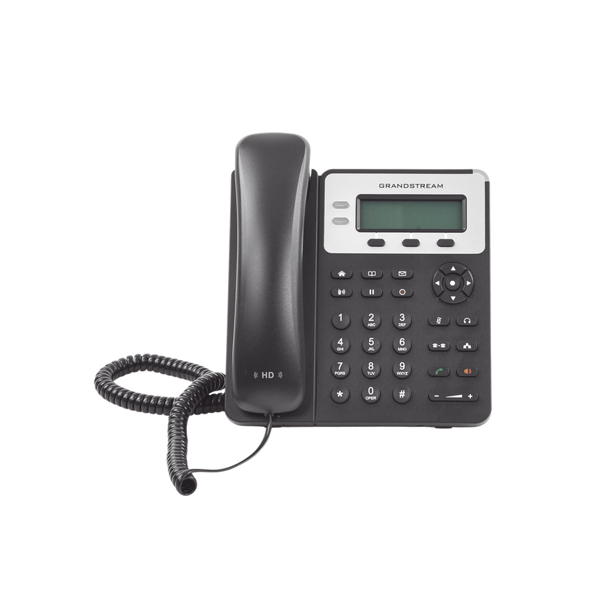 Teléfono IP SMB de 2 líneas con 3 teclas de función programables y conferencia de 3 vías, 5 Vcc