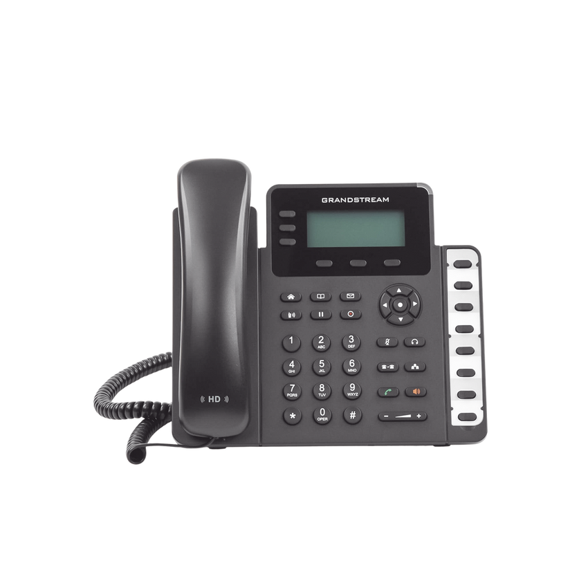 Teléfono IP SMB de 3 líneas con 3 teclas de función, 8 teclas de extensión BLF y conferencia de 4 vías, PoE