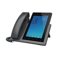 Teléfono IP Android 11, 16 líneas SIP con 16 cuentas, pantalla táctil  7", puertos Gigabit, Wi-Fi, Bluetooth, PoE, codec Opus, IPV4/IPV6 con gestión en la nube GDMS