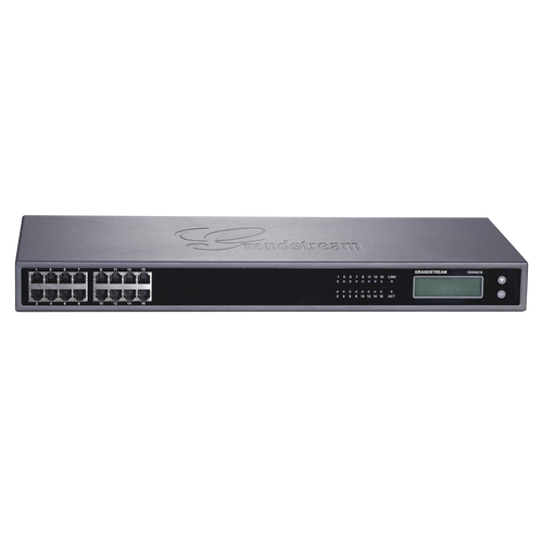 Gateway VoIP GrandStream ATA de 16 puertos FXS + 1 puerto TELCO de 50 pins, p/montaje en rack