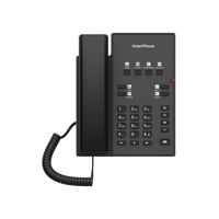 Teléfono IP para Hotelería, profesional con 8 teclas programables para servicio rápido, plantilla personalizable con PoE