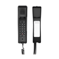 Teléfono IP profesional para Hotelería, montaje en pared,  teclado numérico estándar, conferencia de 3 vías, Opus y PoE.