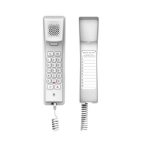 Teléfono IP profesional para Hotelería, montaje en pared,  teclado numérico estándar, conferencia de 3 vías, Opus y PoE.