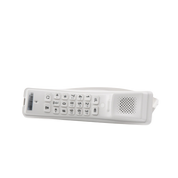 Teléfono IP profesional para Hotelería, montaje en pared,  teclado numérico estándar, conferencia de 3 vías, Opus y PoE.