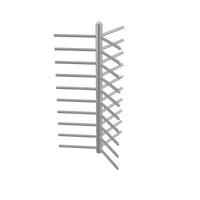 Eje Central de Refacción para Torniquetes Hikvision de Cuerpo Completo DS-K3H44X0 / Acero Inoxidable