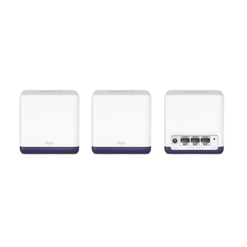 KIT de Sistema Inalámbrico H50G Mesh / Doble banda 2.4GHz y 5GHz AC 1900Mbps / 3 Puertos 10/100/1000 Mbps / Control vía App / Roaming Continuo