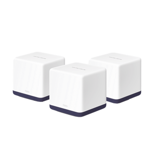 KIT de Sistema Inalámbrico H50G Mesh / Doble banda 2.4GHz y 5GHz AC 1900Mbps / 3 Puertos 10/100/1000 Mbps / Control vía App / Roaming Continuo