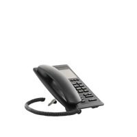 (H5W Color Negro)Teléfono IP WiFi para Hotelería, profesional de gama alta con pantalla LCD de 3.5 pulgadas a color, 6 teclas programables para servicio rápido (Hotline) PoE