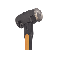 Marro de Acero de Aleación 2.72 kg., de Mango Robusto de Fibra de Vidrio con Agujero para Colgarse. Ideal para Demolición, Golpeo de estacas, Inserción de cuñas