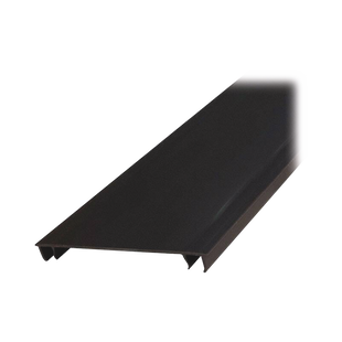 Tapa para Canaleta Ranurada Tipo H, de 55.1 mm de Ancho, 1828.8 mm de Largo, Color Negro