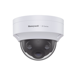 Domo IP 3 Megapixel / Lente 2.8 mm / 40 mts IR /  Ultra Baja Iluminación / NDAA / ONVIF / Exterior IP66 / Antivandalico IK10 / Ultra Baja Iluminación / H.265 / PoE / Serie 35 / Honeywell Security