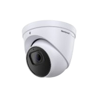 Turret IP 5 Megapixel / Lente 2.8 mm / 40 mts IR / Ultra Baja Iluminación / NDAA / ONVIF / Exterior IP67 / H.265 / IA (Filtro de Humanos y Vehiculos) / Merodeo / Conteo de Personas / PoE / Audio y Alarmas I/O / Serie 35 / Honeywell Security