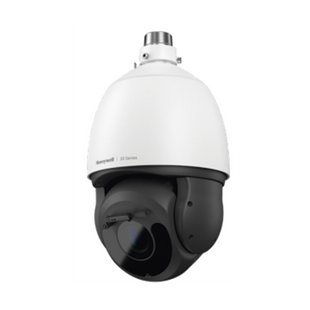 PTZ IP 5 Megapixel / 30X Zoom / 200 mts IR / H.265 / IA (Filtro de Humanos y Vehiculos) / Merodeo / PoE++ / Exterior IP67 / IK10 / ONVIF / NDAA / Serie 35 / 256 GB microSD / Audio E/S / Alarma E/S / Wiper / Honeywell Security