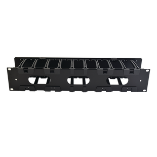 Organizador de Cable Horizontal RouteIT, Sencillo, Para Rack de 19in, 4in de profundidad, 2UR