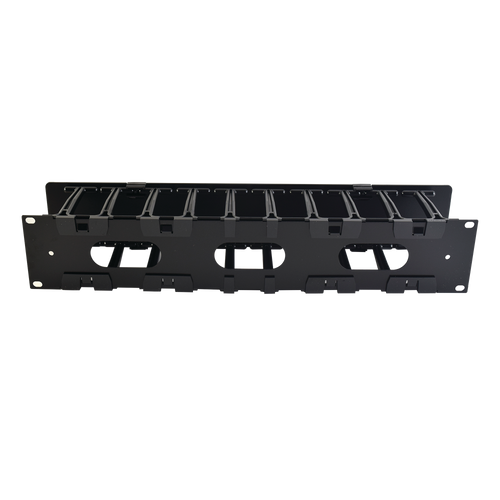 Organizador de Cable Horizontal RouteIT, Sencillo, Para Rack de 19in, 4in de profundidad, 2UR