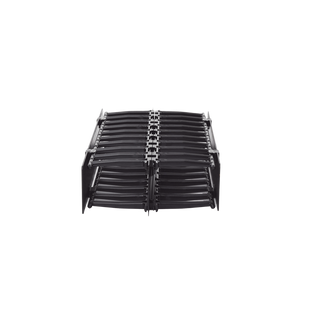 Organizador de Cable Horizontal RouteIT, Doble, Para Rack de 19in, 4in de profundidad, 2UR