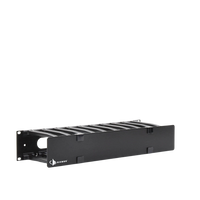 Organizador de Cable Horizontal RouteIT, Sencillo, Para Rack de 19in, 6in de profundidad, 2UR