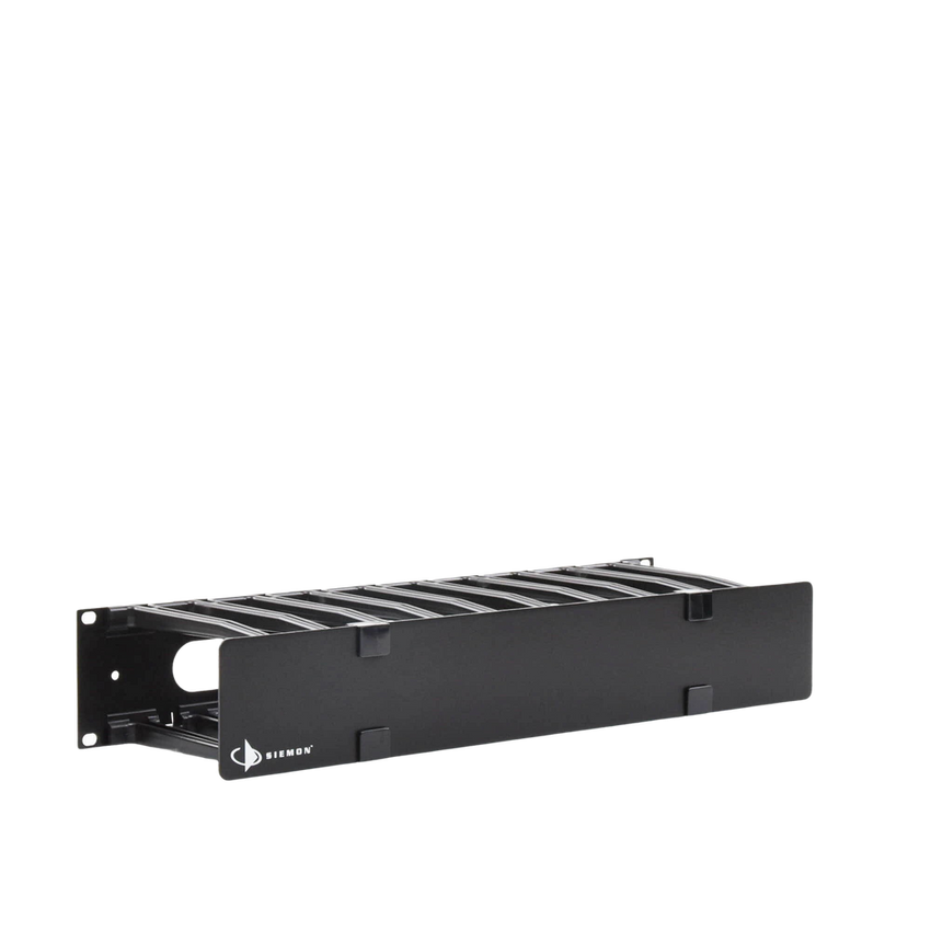 Organizador de Cable Horizontal RouteIT, Sencillo, Para Rack de 19in, 6in de profundidad, 2UR