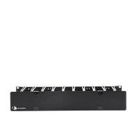 Organizador de Cable Horizontal RouteIT, Sencillo, Para Rack de 19in, 6in de profundidad, 2UR