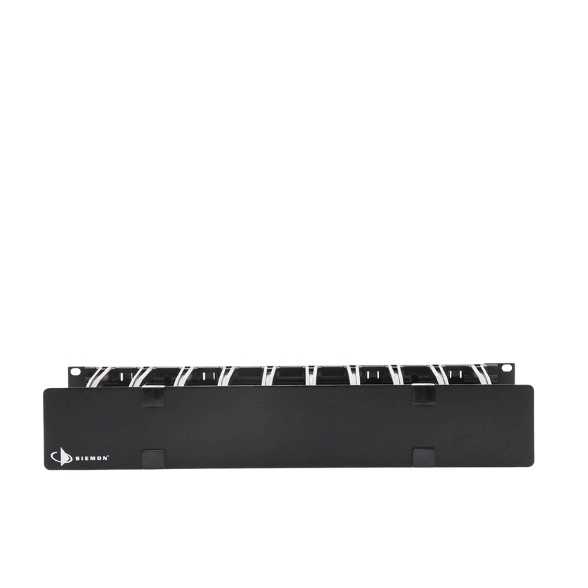 Organizador de Cable Horizontal RouteIT, Sencillo, Para Rack de 19in, 6in de profundidad, 2UR