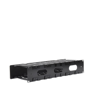 Organizador de Cable Horizontal RouteIT, Sencillo, Para Rack de 19in, 6in de profundidad, 2UR