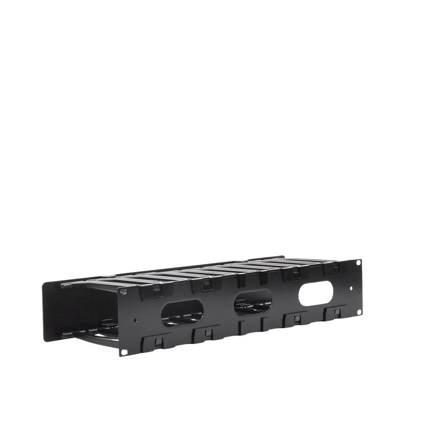 Organizador de Cable Horizontal RouteIT, Sencillo, Para Rack de 19in, 6in de profundidad, 2UR