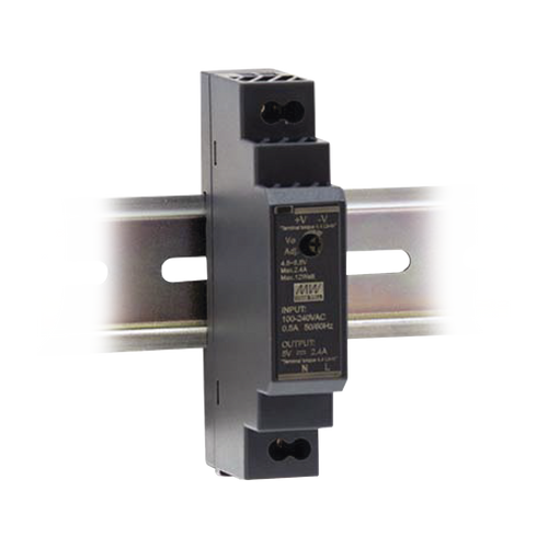 Fuente de Poder Industrial Ultra Delgada Riel Din 12Vcc, 15W
