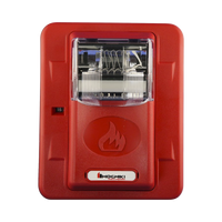 Estrobo para Montaje en Pared, 24 Vcc, Color Rojo (0500-05940)