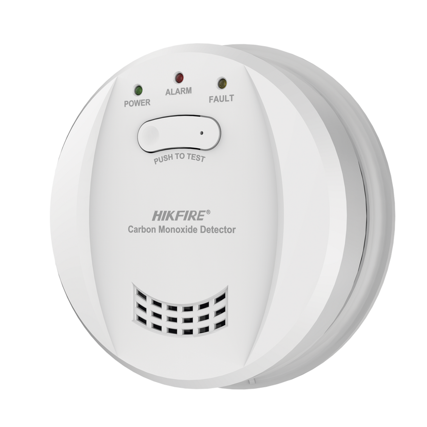 (HikFire) Detector de Monóxido de Carbono / Sensor Electroquímico Avanzado / Alarma Visual y Audible