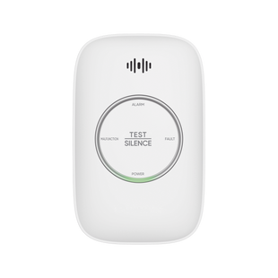 (HikFire)  Detector de Gas LP Propano C3H8 / Alarma Temprana / Salida para cierre de Válvula y/o  activación de Ventilador / Protección IP30 / Alarma de 70dB a 115dB a 1 metro de distancia
