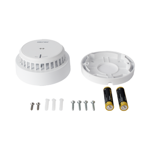 (HikFire) Detector de Humo Óptico Hikvision / Tecnología Avanzada de Detección de Incendios / Alarma Temprana y Fiabilidad Certificada / Soporta Salida de Alarma