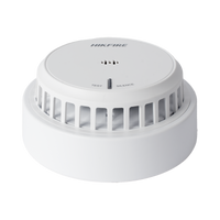 (HikFire) Detector de Humo Óptico Hikvision / Tecnología Avanzada de Detección de Incendios / Alarma Temprana y Fiabilidad Certificada / Soporta Salida de Alarma