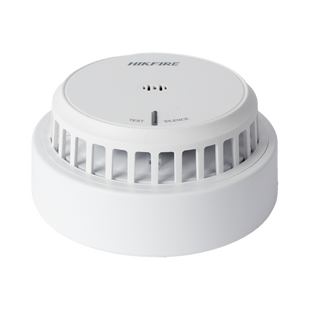 (HikFire) Detector de Humo Óptico Hikvision / Tecnología Avanzada de Detección de Incendios / Alarma Temprana y Fiabilidad Certificada / Soporta Salida de Alarma
