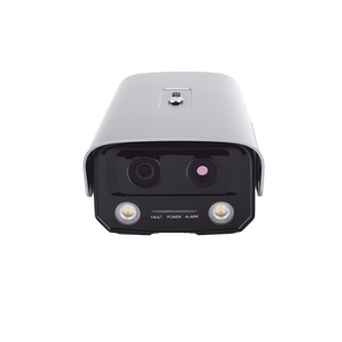 (HikFire) Cámara IP de Detección Térmica de Incendios / Detección de Llamas y Temperaturas Anormales / 4 Megapíxel (Lente Óptico) + 1 Megapíxel (Lente Térmico) / Compatible con Hik-Connect