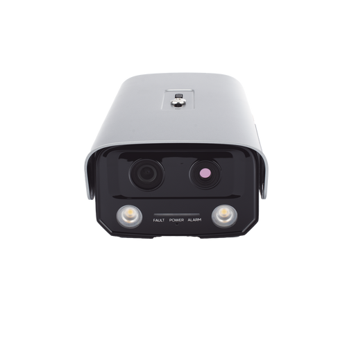 (HikFire) Cámara IP de Detección Térmica de Incendios / Detección de Llamas y Temperaturas Anormales / 4 Megapíxel (Lente Óptico) + 1 Megapíxel (Lente Térmico) / Compatible con Hik-Connect