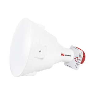 Antena Sectorial Asimétrica Carrier Class apertura 30 grados tipo cuerno 20.5 dBi 5180-6000 MHz conectores tipo N hembra