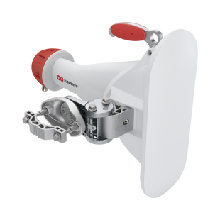 Antena Sectorial Asimétrica Carrier Class apertura 90 grados tipo cuerno 16 dBi 5180-6000 MHz conectores tipo N hembra