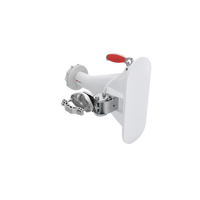Antena asimétrica de 90° (90°H 25°V) 16 dBi tipo cuerno 5180-6000 MHz altamente eficiente, sin cables, sin perdidas, sin lóbulos listas para TwistPort