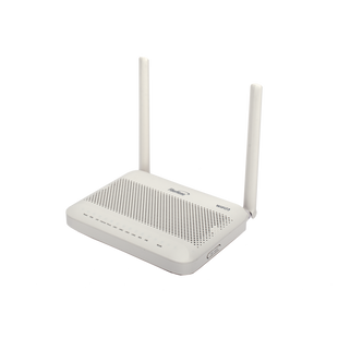 ONU GPON WiFi 6, 2.4/5 GHz, Compatible con OLT´s de Terceros, 4 puertos Gigabit + 1 POTS + 2 USB, conector SC/UPC