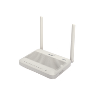 ONU GPON WiFi 6, (2.4/5 GHz), 2 Antenas de 5 dBi, Compatible con OLT de Terceros, 4 puertos Gigabit + 1 POTS + 2 USB, conector SC/UPC